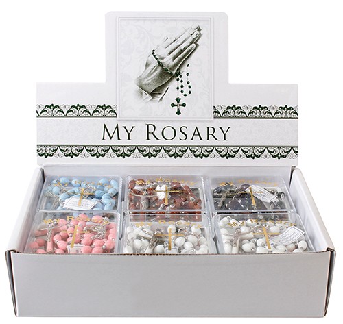 Plastic Rosary Assorted Colours