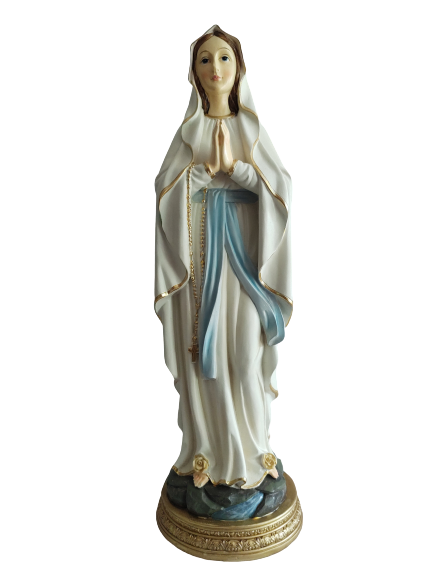 Lady of Lourdes Statue 16 Inch