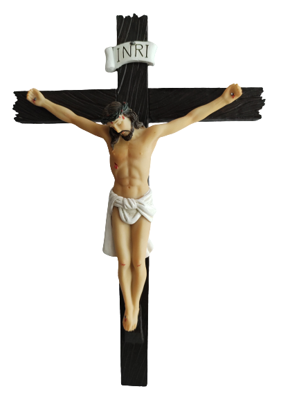 Florentine Resin Hanging Crucifix