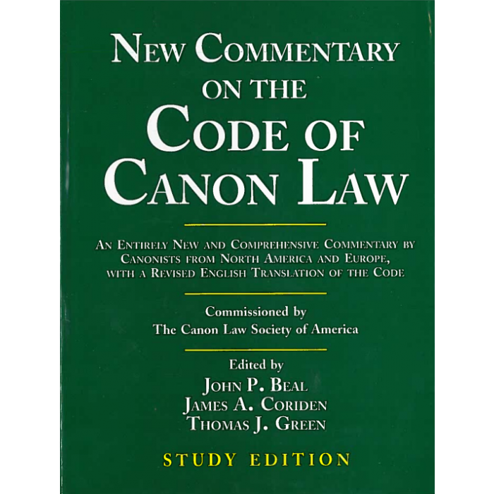 New Commentary On The Code Of Canon Law