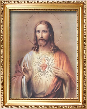 Framed Picture - Sacred Heart